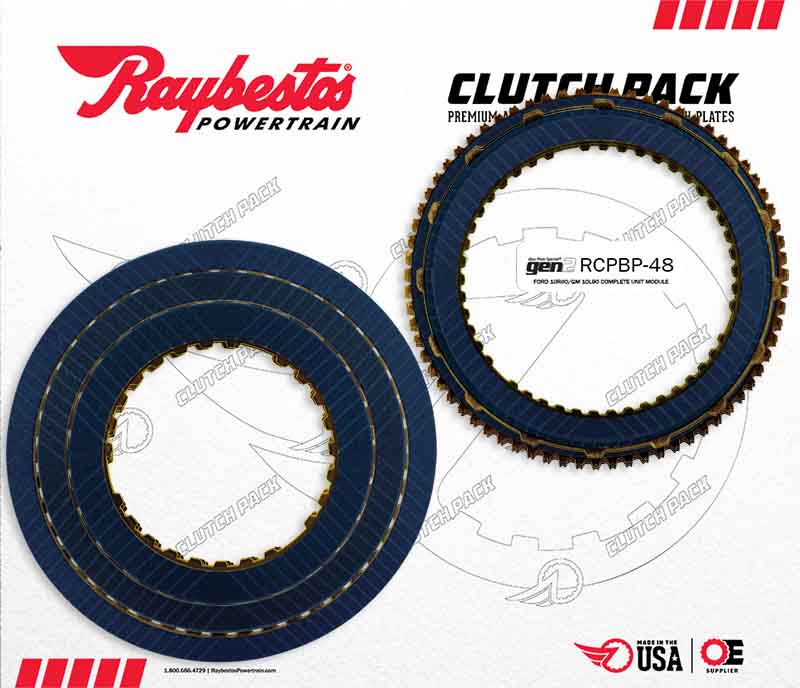10R80 Raybestos Blue Plate Friction Module 2016-up